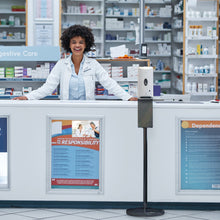 Afbeelding in Gallery-weergave laden, Desinfectie Dispenser met sensor en voetstand