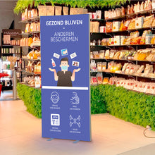 Afbeelding in Gallery-weergave laden, INFO LIGHTBOX met LED-achtergrondverlichting