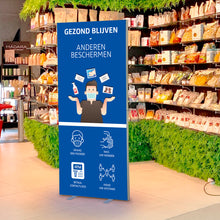 Afbeelding in Gallery-weergave laden, Ontsmettingsdispenser met sensor, standaard en INFO LIGHTBOX