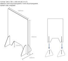 Afbeelding in Gallery-weergave laden, Spuckschutz Glas