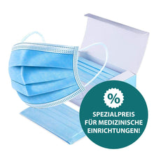 Afbeelding in Gallery-weergave laden, KW 21 - Mundschutz 3-lagig - Box mit 50 Stück
