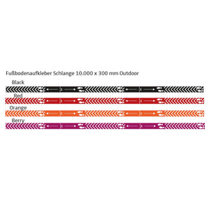 Vloersticker buiten slijtvast - variant L