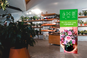 INFO LIGHTBOX met LED-achtergrondverlichting