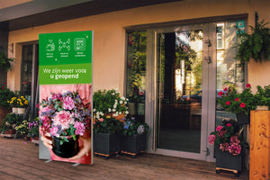 INFO LIGHTBOX met LED-achtergrondverlichting