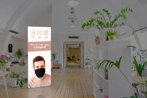 INFO LIGHTBOX met LED-achtergrondverlichting