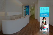 Afbeelding in Gallery-weergave laden, Ontsmettingsdispenser met sensor, standaard en INFO LIGHTBOX
