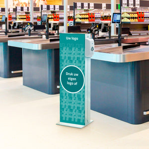 Informatie kolom met Desinfectie Dispenser - variant S